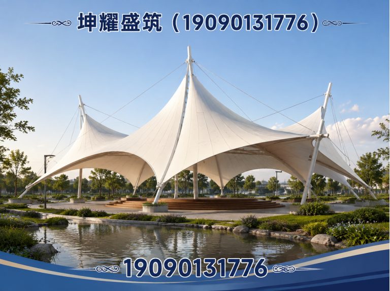 巴音郭楞新疆膜结构工程展示图